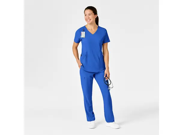 Renew Dametunika med V-hals og sidelomme Royal L 