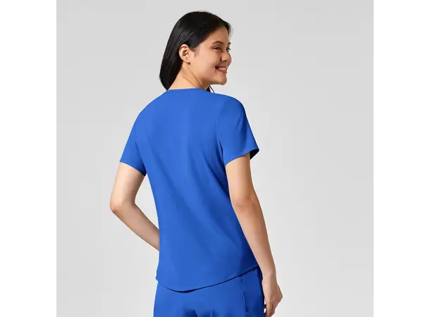 Renew Dametunika med V-hals og sidelomme Royal L 