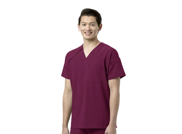 Renew Herretunika med V-hals Wine M 