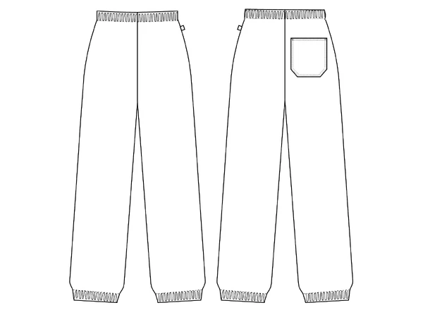 Standard Helsebukse hvit 2XS 