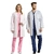 Klassisk laboratoriefrakk White S 