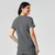 Renew Dametunika med V-hals og sidelomme Pewter XXL 