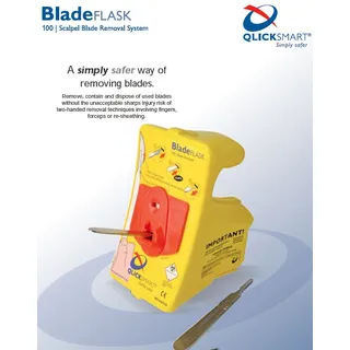 QlickSMART BladeFLASK 100 Skalpellbladfjerner