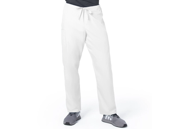 Scrub Zone unisex bukse White S 