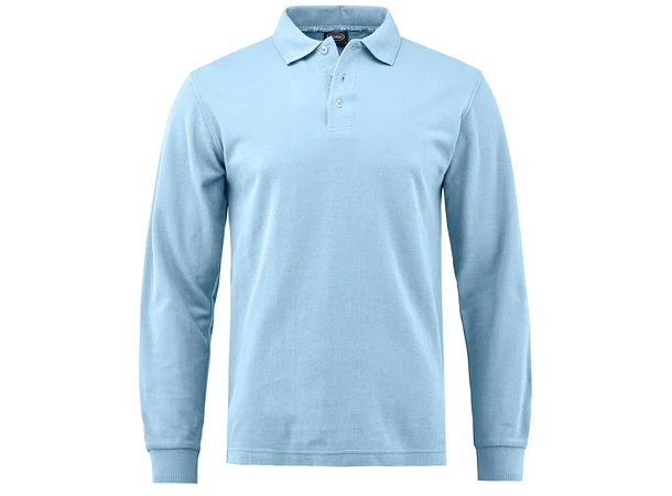 Easy Polo long Isblå 3XL 