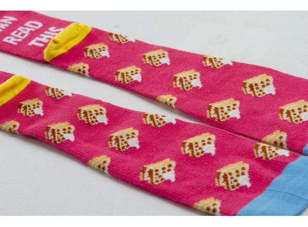 Landau Dame Støttestrømper Pink Bring Me Waffles-OneSize 