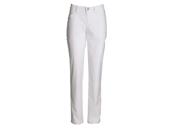 Standard Damechino med stretch hvit 48 