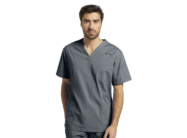 White Cross tunika med V-hals Pewter M 