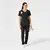 Renew Dametunika med V-hals og sidelomme Black XXL 