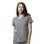 Renew Dametunika med V-hals og sidelomme Grey Heather 3XL 