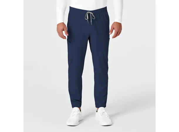 Renew Herrebukse med strikk i ben Navy M 