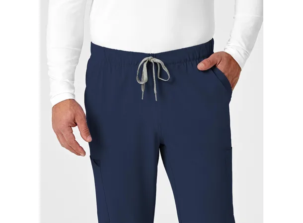 Renew Herrebukse med strikk i ben Navy M 