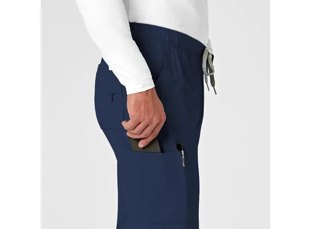 Renew Herrebukse med strikk i ben Navy M 