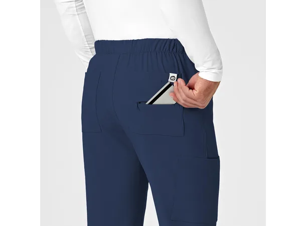 Renew Herrebukse med strikk i ben Navy M 