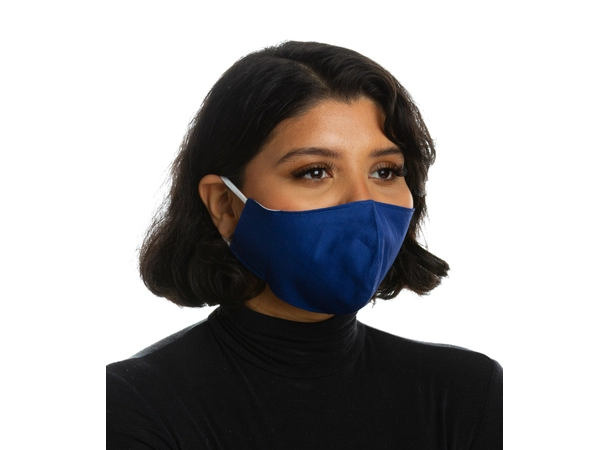 Tøymunnbind 3 Pk Navy-OneSize 