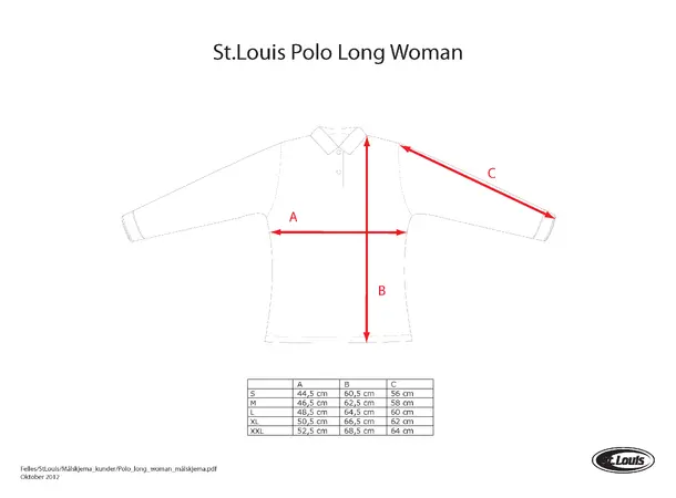 Easy Polo long Woman Marine XL 