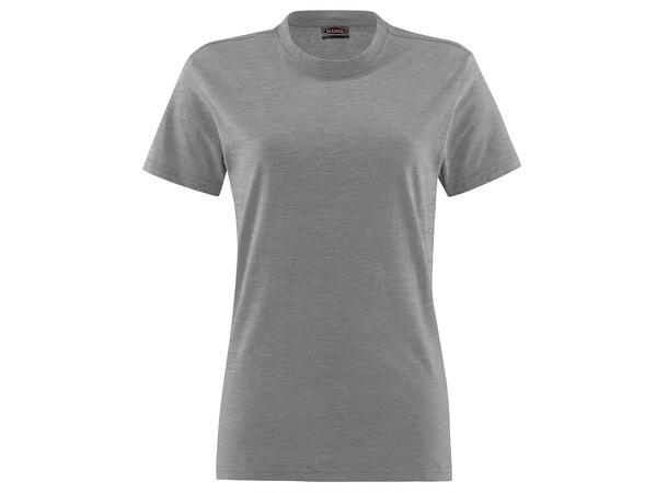 Easy T-shirt Lady Gråmelert XL 