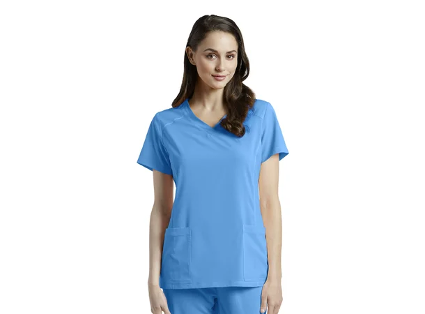 FIT tunika med v-hals Palace Blue S 