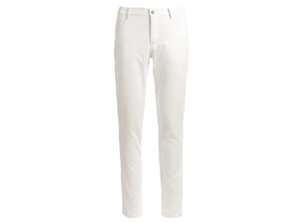 Hight waist slim jeans hvit 50 