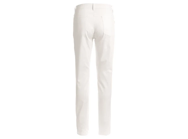 Hight waist slim jeans hvit 50 