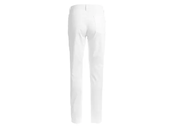 Hight waist slim jeans hvit 50 