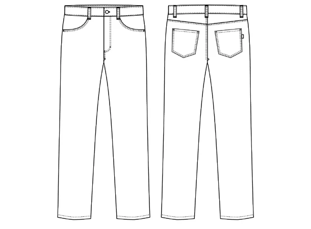 Hight waist slim jeans hvit 50 