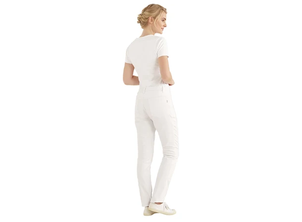 Hight waist slim jeans hvit 50 