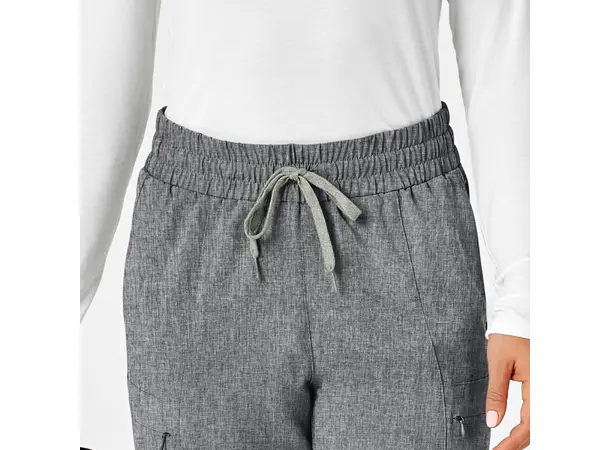 Renew Dambukse med høyt liv og smale ben Grey Heather XXL 