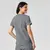 Renew Dametunika med V-hals og sidelomme Grey Heather M 