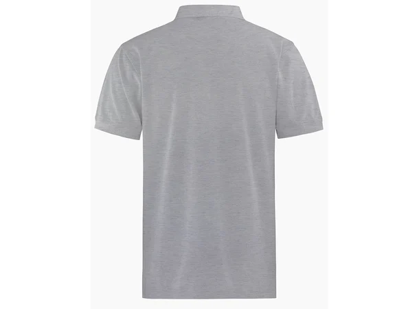 Easy Polo Lys Gråmelert XL 