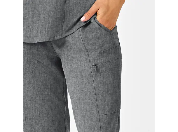 Renew Dambukse med høyt liv og smale ben Grey Heather 3XL 