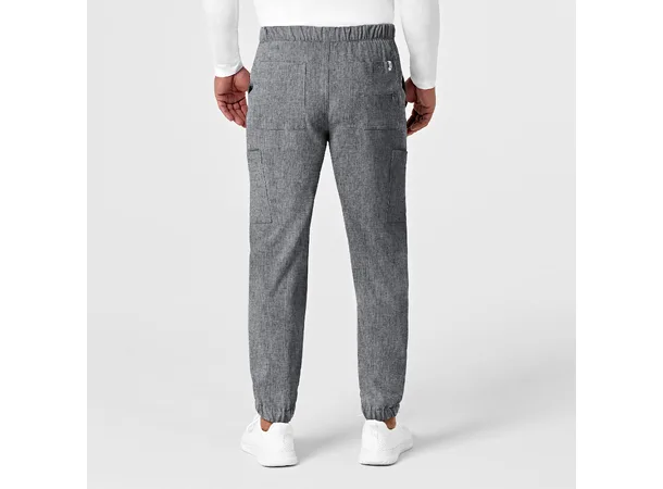 Renew Herrebukse med strikk i ben Grey Heather M 