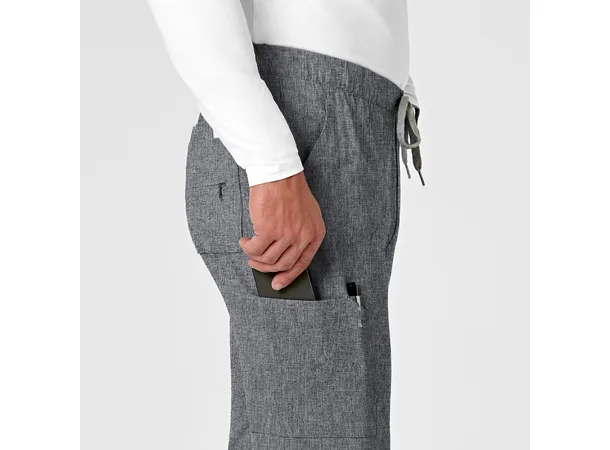 Renew Herrebukse med strikk i ben Grey Heather M 