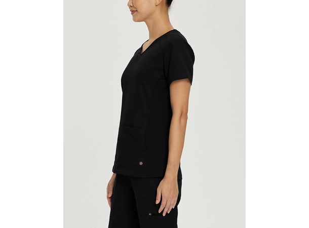 V-Tess Atletisk Topp med V-hals Black M 