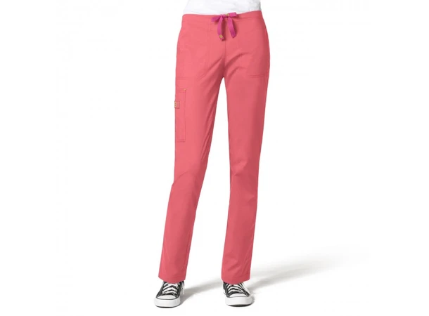 Dame Slim Fit Bukse Papaya XXS 