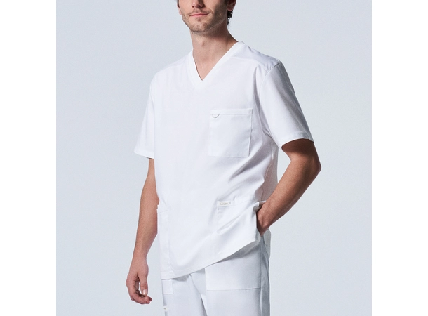 ProFlex Herretunika med fire lommer White S 
