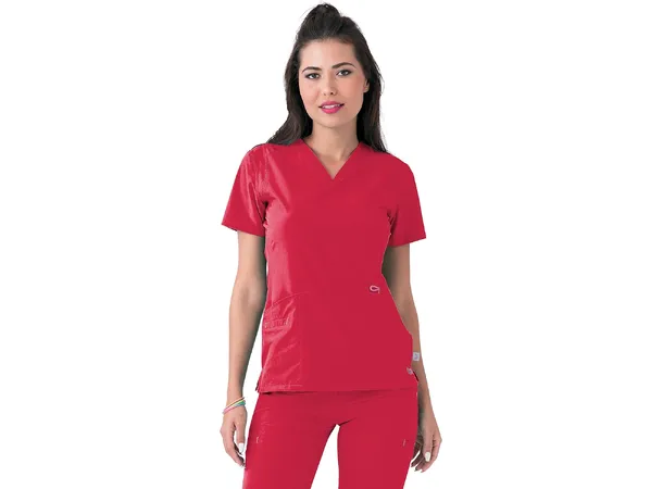 Smitten tunika med V-hals True Red XXS 