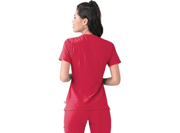 Smitten tunika med V-hals True Red XXS 