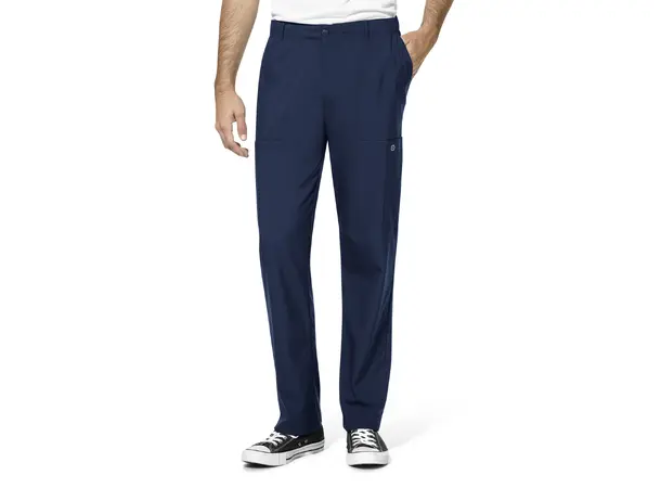 W123 Herrebukse med rette ben Navy M 