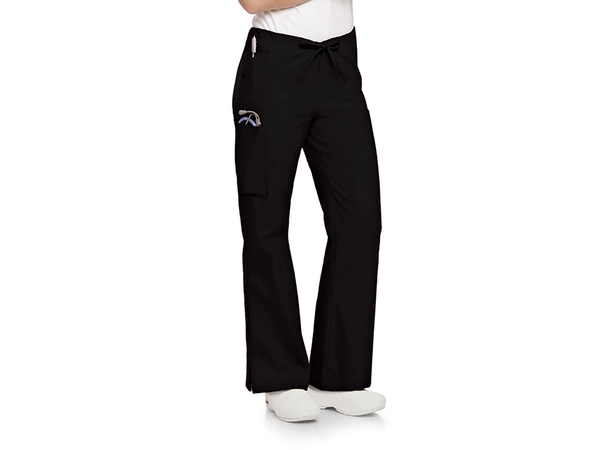 Dame Sleng og Cargo Bukse Black XS 