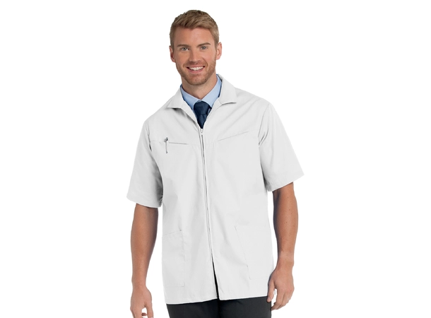 Essentials herrejakke med korte ermer White 54 