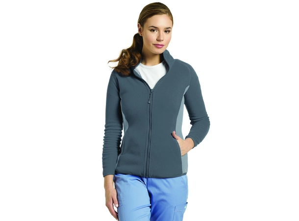 Fleece jakke med lommer Pewter XS 