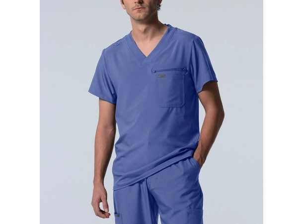 Forward Herretunika med brystlomme Ceil Blue 3XL 