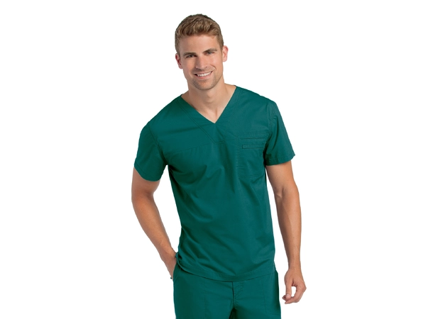 Prewashed herre tunika med V-hals Hunter S 