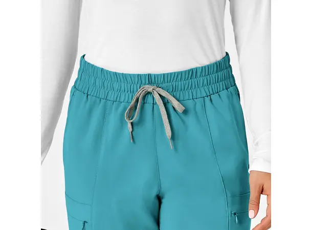 Renew Dambukse med høyt liv og smale ben Teal Blue XS 