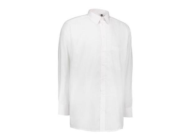 Business langermet skjorte White 43/44 