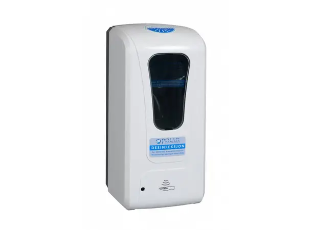 Hånddesinfisering dispenser m/veggfeste 