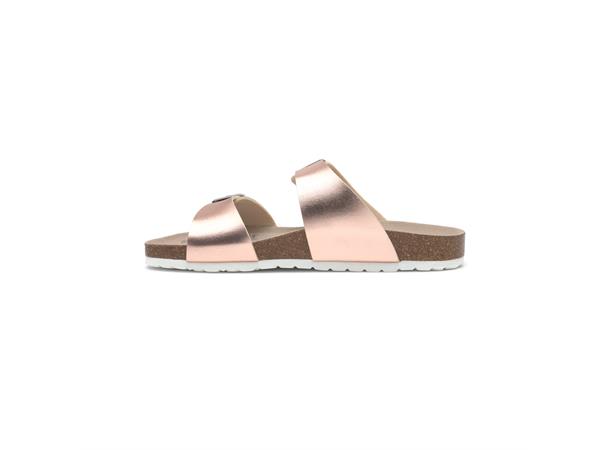 Iris sandal med refleksologisåle Pink Metallic 35