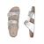 Iris sandal med refleksologisåle Silver 40 