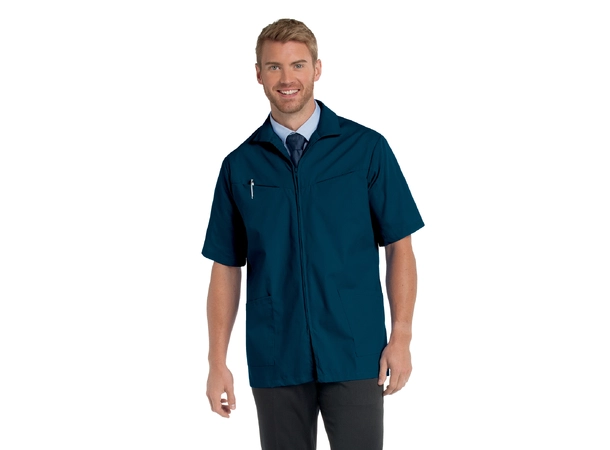 Essentials herrejakke med korte ermer Navy 38 